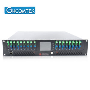 CATV 1550nm Optical Amplifier EDFA 16 Port With WDM Out SC/APC Fiber Port