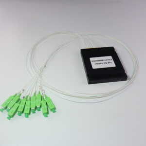 1×16 PLC Fiber Splitter ABS Box With Connector SC/ST/FC/LC 2.0mm cable 1 length