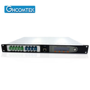 1550nm CATV Optical Amplifer 8port WDM LC With Switch 2 Input Dual Power Supply