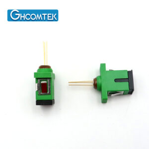 PIN diode with plastic receptacle