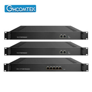 16/32/64 Channel QAM Multiplexing and Scrambling IP To QAM DVB-C Modulator