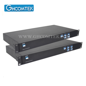 10CH Single Fiber Bidirectional CWDM MUX & DEMUX with LC/UPC Connectors & EXP Port, 1U 19 Inch Rack Mount Chassis