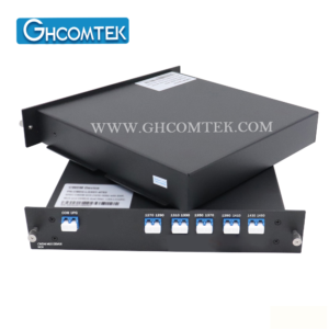 10CH  Single Fiber CWDM MUX DEMUX Module  LC/UPC Connector LGX Cassette Including EXP Expansion Port