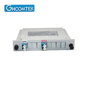 2CH   Single Fiber CWDM MUX/DEMUX Module, LC/UPC Connector, Plastic LGX Cassette with EXP Expansion Port