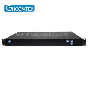 6CH  Single Fiber Bidirectional CWDM MUX/DEMUX Module LC/UPC Interface Installed in 1U 19 Inch Rack with Expansion Port